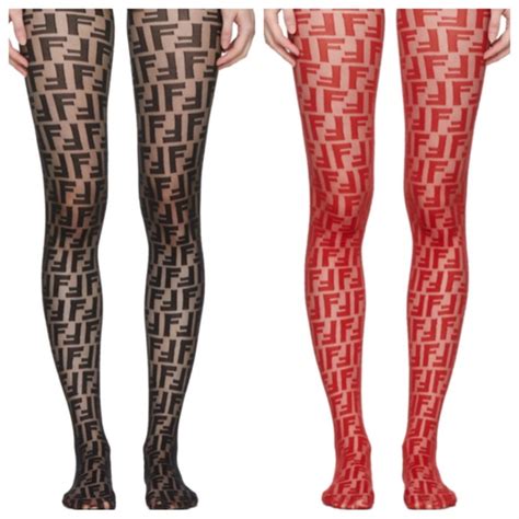 fendi tights|fendi monogram tights.